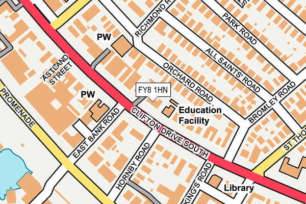 Map of FREDZ LTD at local scale