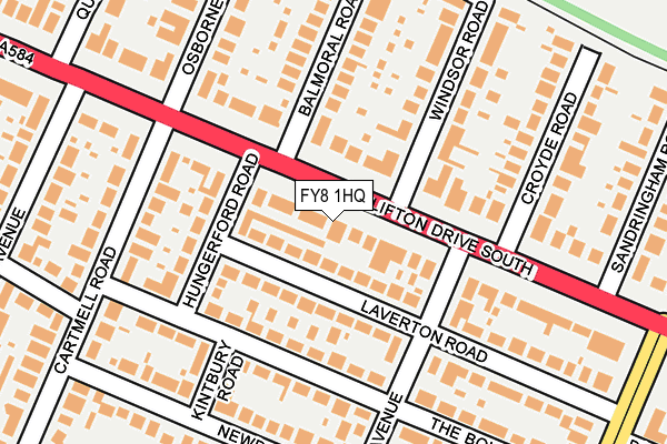 FY8 1HQ map - OS OpenMap – Local (Ordnance Survey)