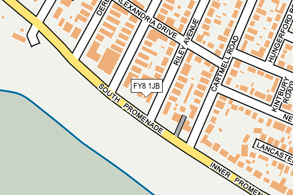 FY8 1JB map - OS OpenMap – Local (Ordnance Survey)