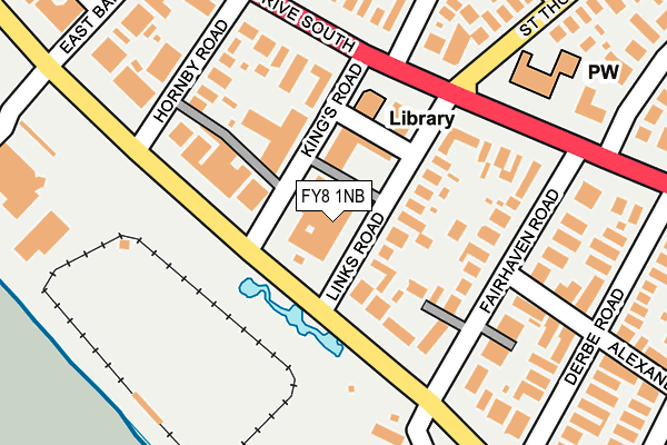 FY8 1NB map - OS OpenMap – Local (Ordnance Survey)