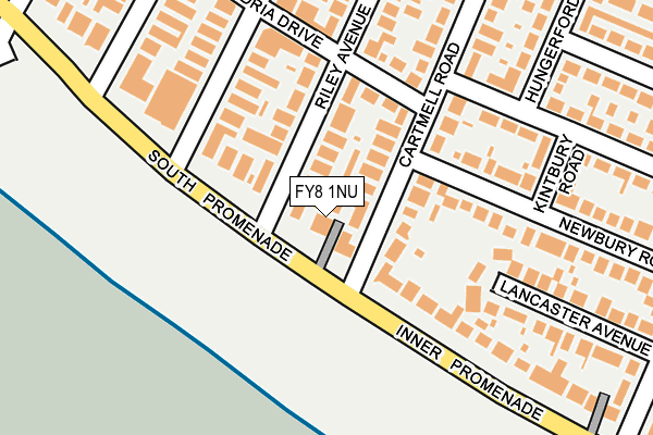 FY8 1NU map - OS OpenMap – Local (Ordnance Survey)