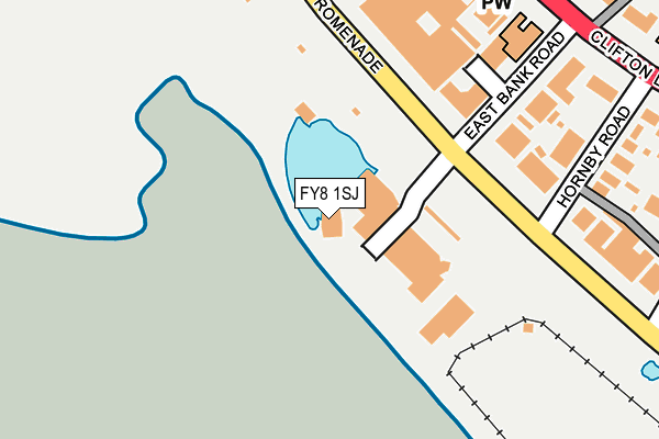 FY8 1SJ map - OS OpenMap – Local (Ordnance Survey)