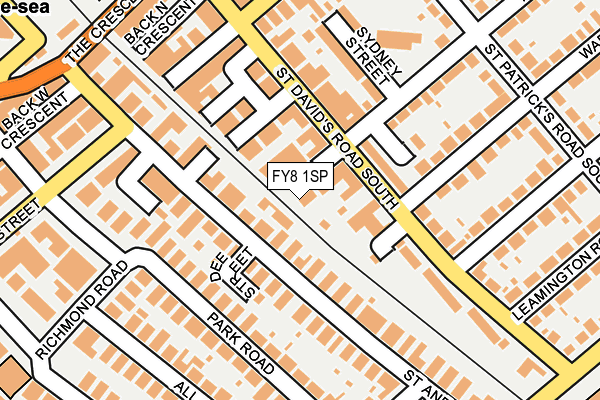 FY8 1SP map - OS OpenMap – Local (Ordnance Survey)
