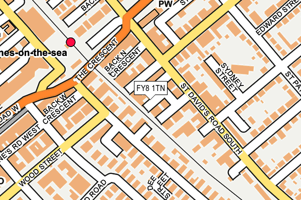 FY8 1TN map - OS OpenMap – Local (Ordnance Survey)