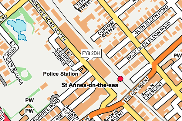 FY8 2DH map - OS OpenMap – Local (Ordnance Survey)