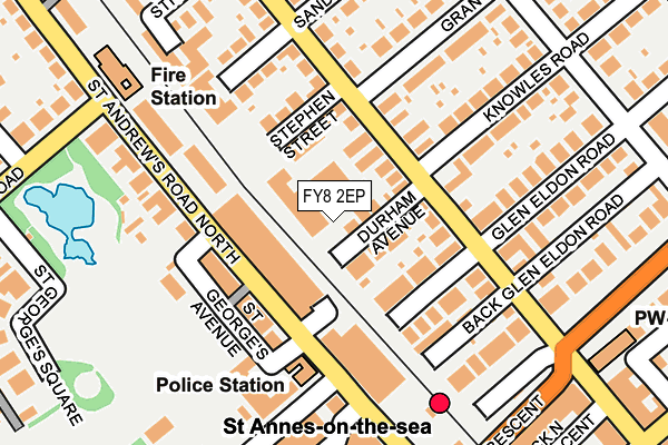 FY8 2EP map - OS OpenMap – Local (Ordnance Survey)