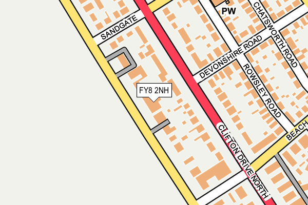 FY8 2NH map - OS OpenMap – Local (Ordnance Survey)