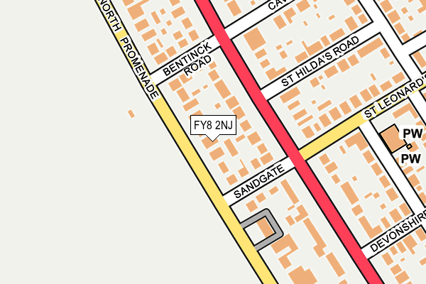 FY8 2NJ map - OS OpenMap – Local (Ordnance Survey)