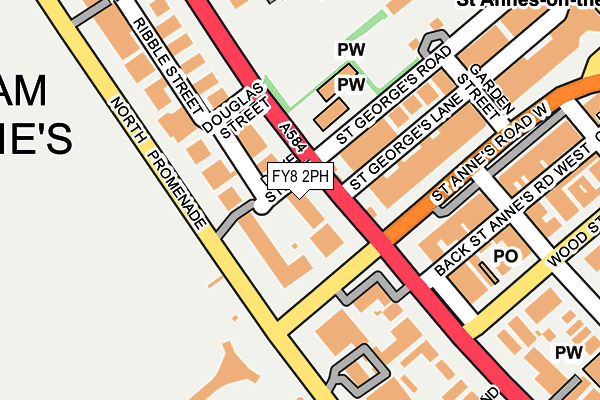FY8 2PH map - OS OpenMap – Local (Ordnance Survey)