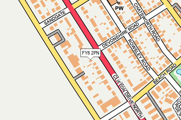 FY8 2PN map - OS OpenMap – Local (Ordnance Survey)