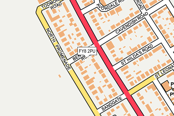 FY8 2PU map - OS OpenMap – Local (Ordnance Survey)