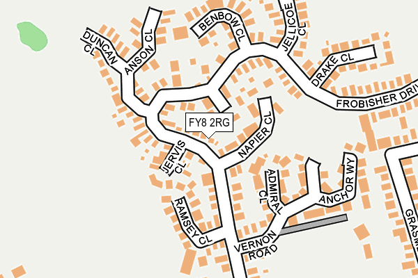 FY8 2RG map - OS OpenMap – Local (Ordnance Survey)