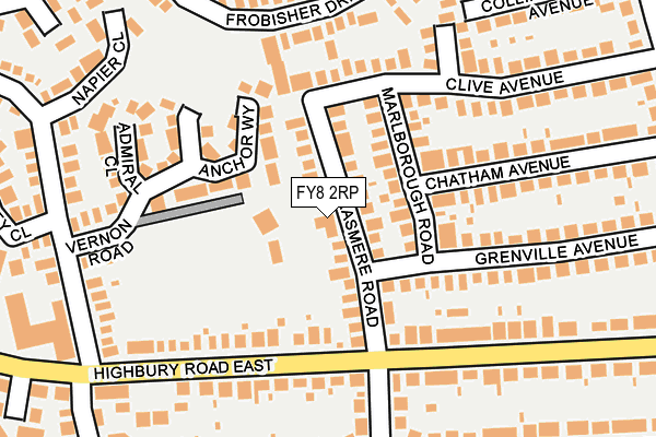 FY8 2RP map - OS OpenMap – Local (Ordnance Survey)