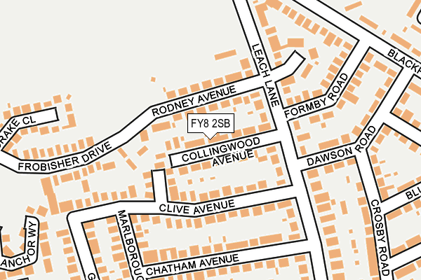 FY8 2SB map - OS OpenMap – Local (Ordnance Survey)