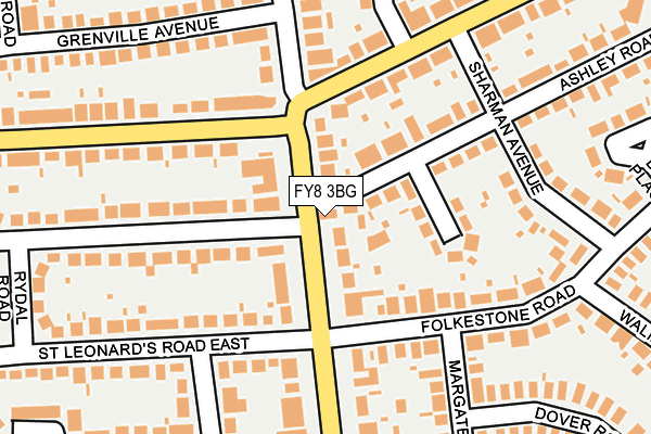 FY8 3BG map - OS OpenMap – Local (Ordnance Survey)