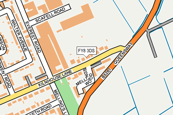 FY8 3DS map - OS OpenMap – Local (Ordnance Survey)