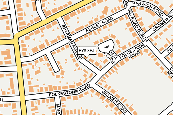 FY8 3EJ map - OS OpenMap – Local (Ordnance Survey)