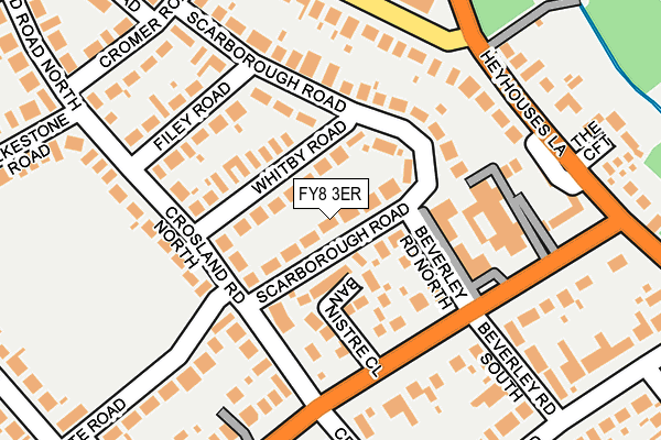 FY8 3ER map - OS OpenMap – Local (Ordnance Survey)
