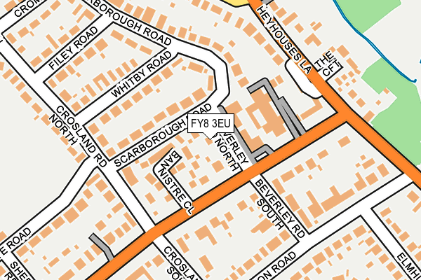 FY8 3EU map - OS OpenMap – Local (Ordnance Survey)