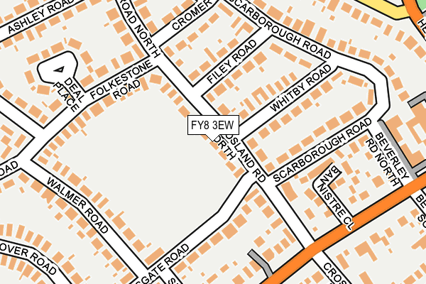 FY8 3EW map - OS OpenMap – Local (Ordnance Survey)