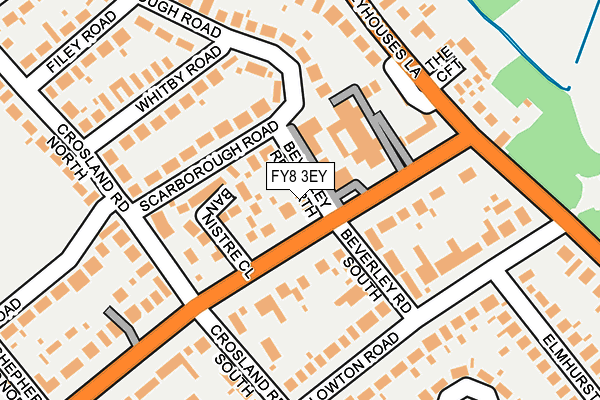FY8 3EY map - OS OpenMap – Local (Ordnance Survey)