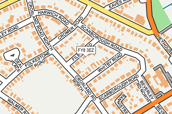 FY8 3EZ map - OS OpenMap – Local (Ordnance Survey)