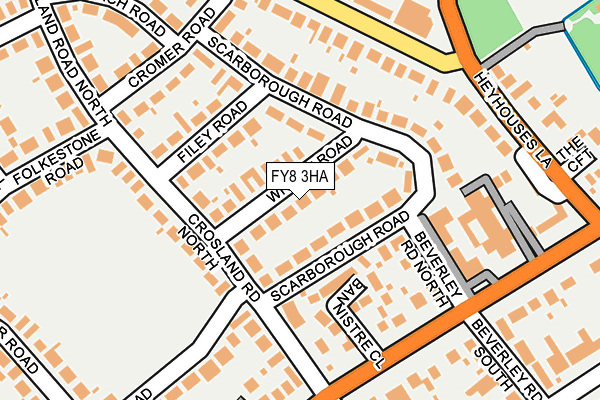 FY8 3HA map - OS OpenMap – Local (Ordnance Survey)