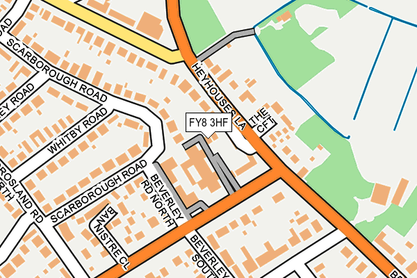 FY8 3HF map - OS OpenMap – Local (Ordnance Survey)
