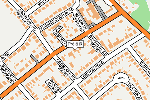 FY8 3HR map - OS OpenMap – Local (Ordnance Survey)