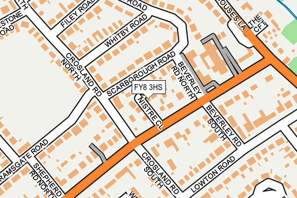 FY8 3HS map - OS OpenMap – Local (Ordnance Survey)