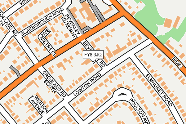 FY8 3JQ map - OS OpenMap – Local (Ordnance Survey)