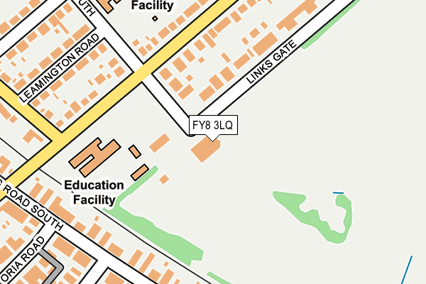 FY8 3LQ map - OS OpenMap – Local (Ordnance Survey)