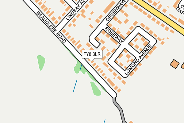 FY8 3LR map - OS OpenMap – Local (Ordnance Survey)