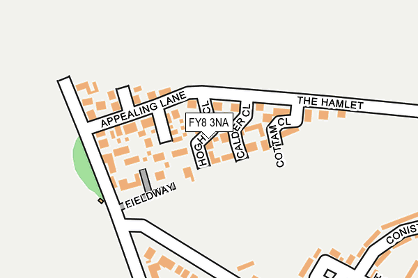 FY8 3NA map - OS OpenMap – Local (Ordnance Survey)