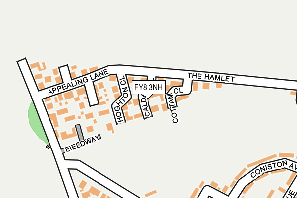 FY8 3NH map - OS OpenMap – Local (Ordnance Survey)