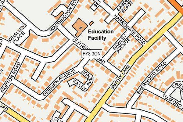 FY8 3QN map - OS OpenMap – Local (Ordnance Survey)