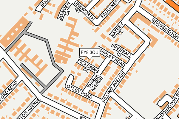FY8 3QU map - OS OpenMap – Local (Ordnance Survey)