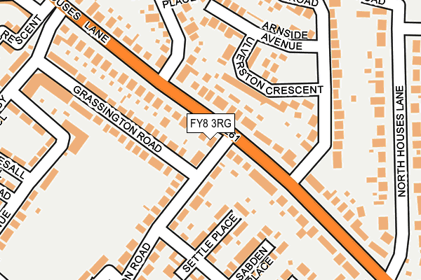 FY8 3RG map - OS OpenMap – Local (Ordnance Survey)