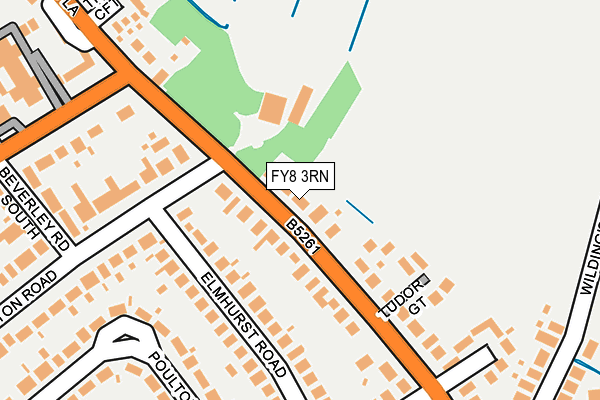 FY8 3RN map - OS OpenMap – Local (Ordnance Survey)