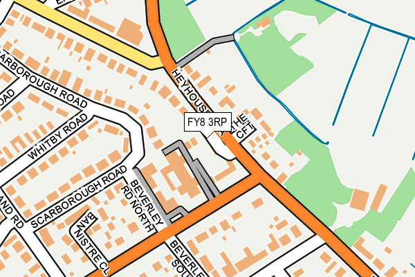 FY8 3RP map - OS OpenMap – Local (Ordnance Survey)