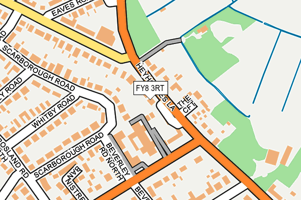 FY8 3RT map - OS OpenMap – Local (Ordnance Survey)