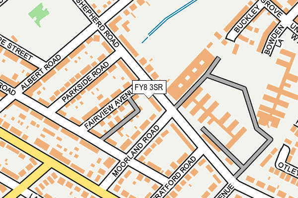 FY8 3SR map - OS OpenMap – Local (Ordnance Survey)