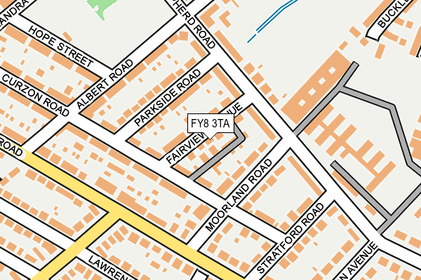 FY8 3TA map - OS OpenMap – Local (Ordnance Survey)