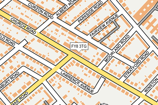 FY8 3TG map - OS OpenMap – Local (Ordnance Survey)