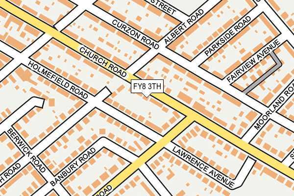 FY8 3TH map - OS OpenMap – Local (Ordnance Survey)