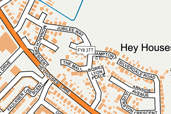 FY8 3TT map - OS OpenMap – Local (Ordnance Survey)