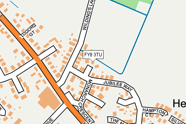 FY8 3TU map - OS OpenMap – Local (Ordnance Survey)