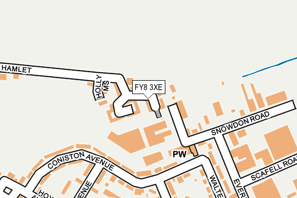FY8 3XE map - OS OpenMap – Local (Ordnance Survey)
