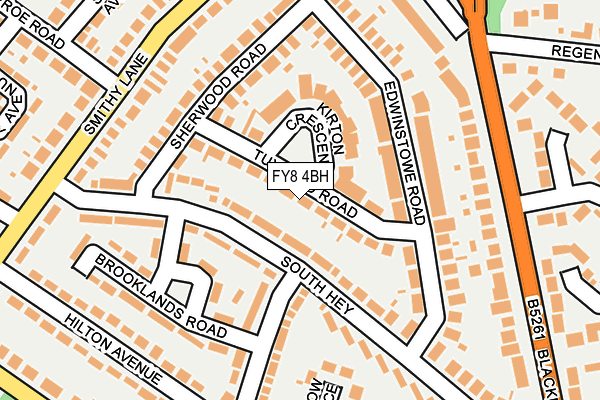FY8 4BH map - OS OpenMap – Local (Ordnance Survey)