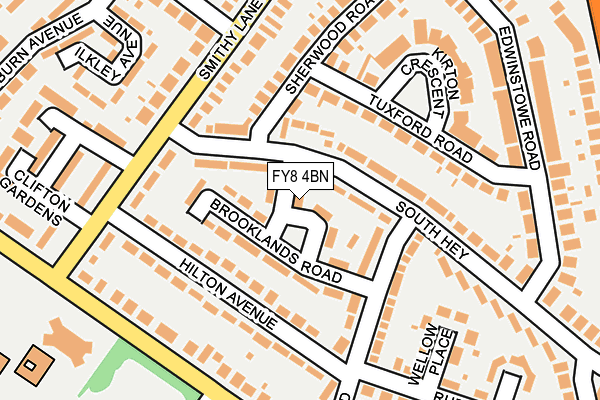 FY8 4BN map - OS OpenMap – Local (Ordnance Survey)